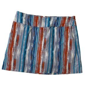 Zac & Rachel Multi Color Skort SZ 6P